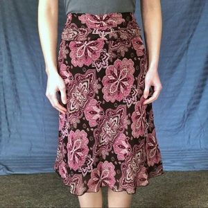 Floral Skirt, size 4